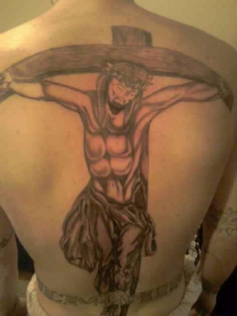 Jesus on the Cross tattoo