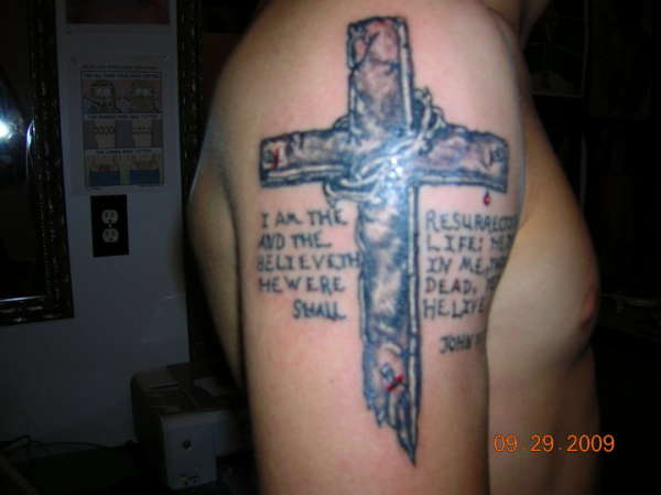 John 11:25 tattoo