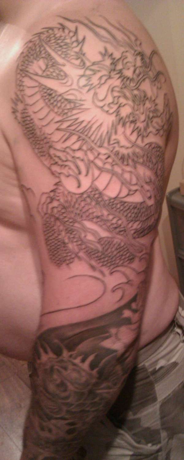 Koi dragon tattoo