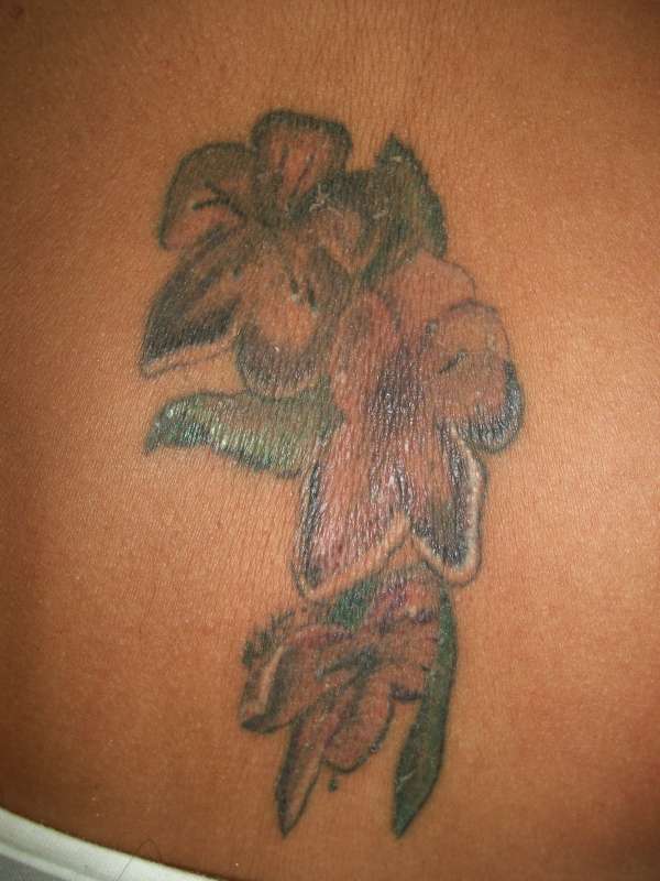 Peach Flowers II tattoo