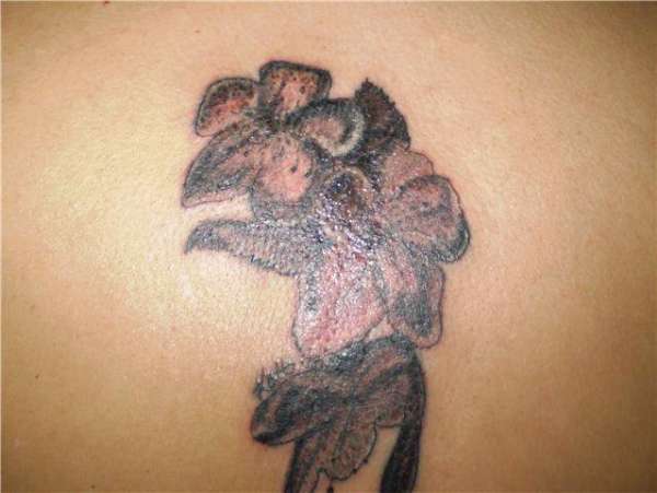 Peach Flowers tattoo