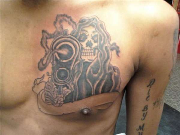 Reaper coverup tattoo