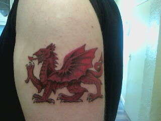 WELSH DRAGON tattoo