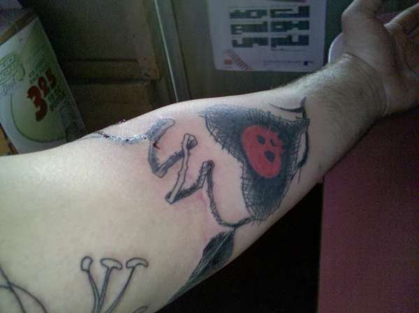 alklalkine trio and japanese lily tattoo