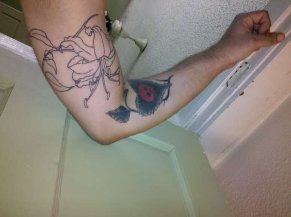 alklalkine trio and japanese lily tattoo