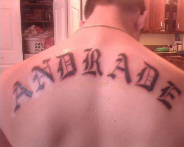 andrade tattoo