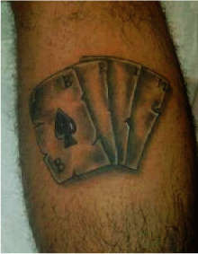 cards tattoo