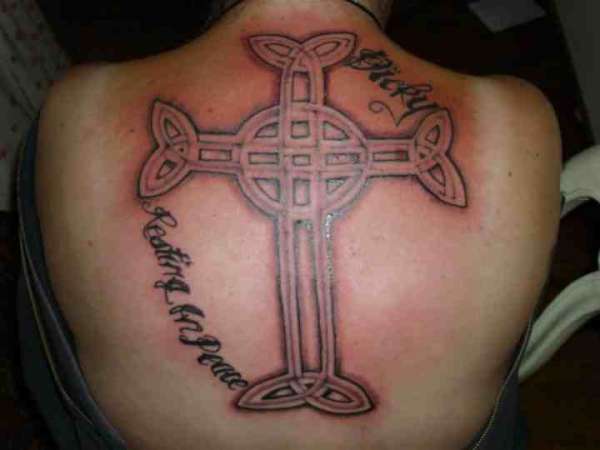 celtic cross memorial tattoo tattoo