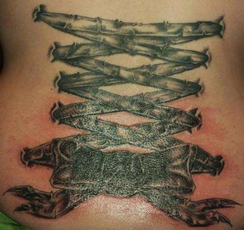 corset tattoo tattoo