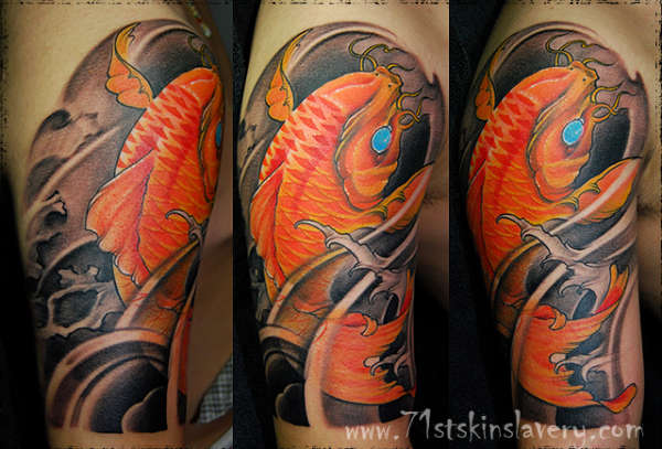 japanese koi tattoo tattoo