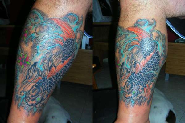 koi leg tattoo tattoo