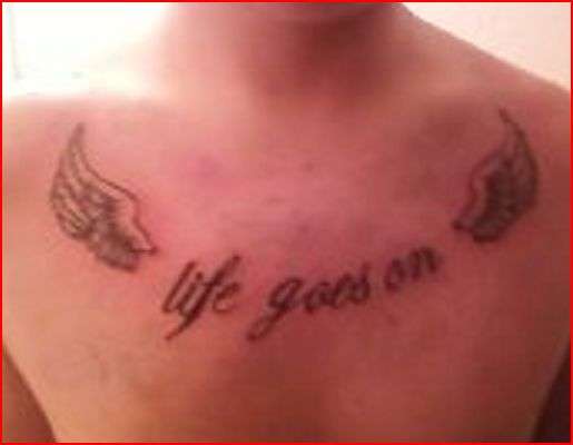 life goes on tattoo