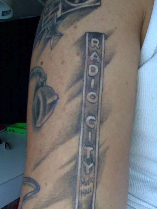 music/NY tattoo