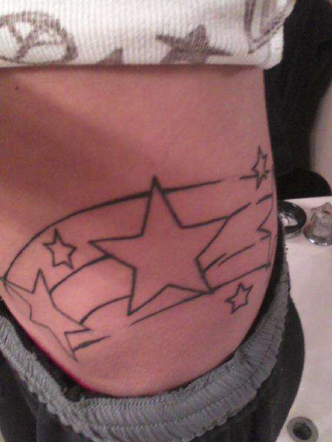 next day after gettin tat tattoo