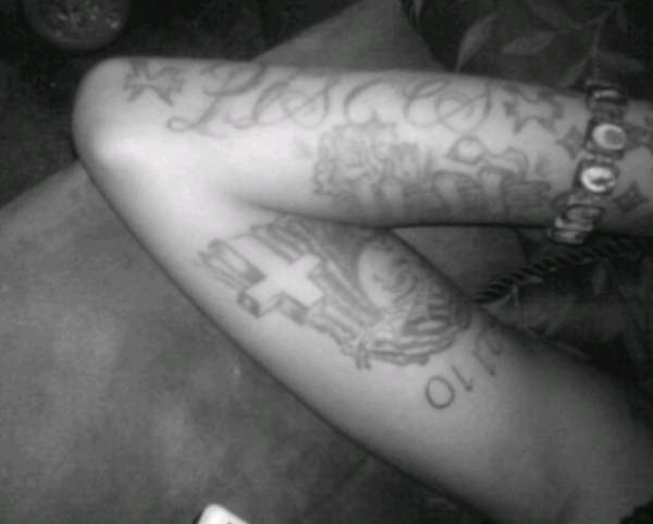 right inner arm tattoo