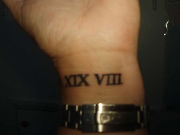 40th birthday present tattoo