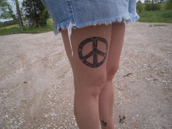 A Perfect Circle/Peace Sign tattoo