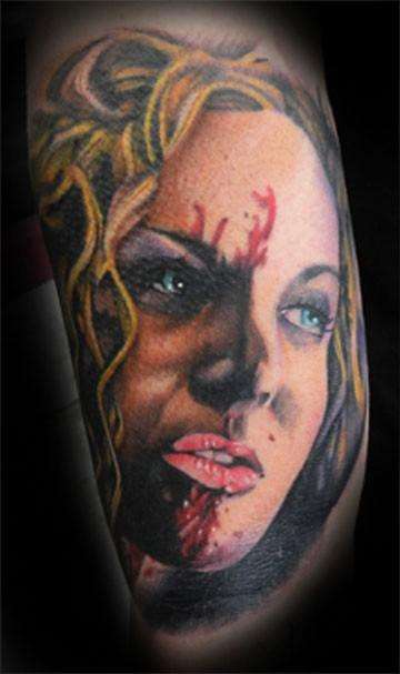 Sheri Moon Zombie "Baby" House of 1000 Corpses / Devils Rejects tattoo