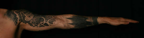 Bocklin sleeve tattoo