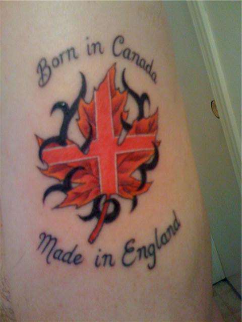 Canada & England Tattoo