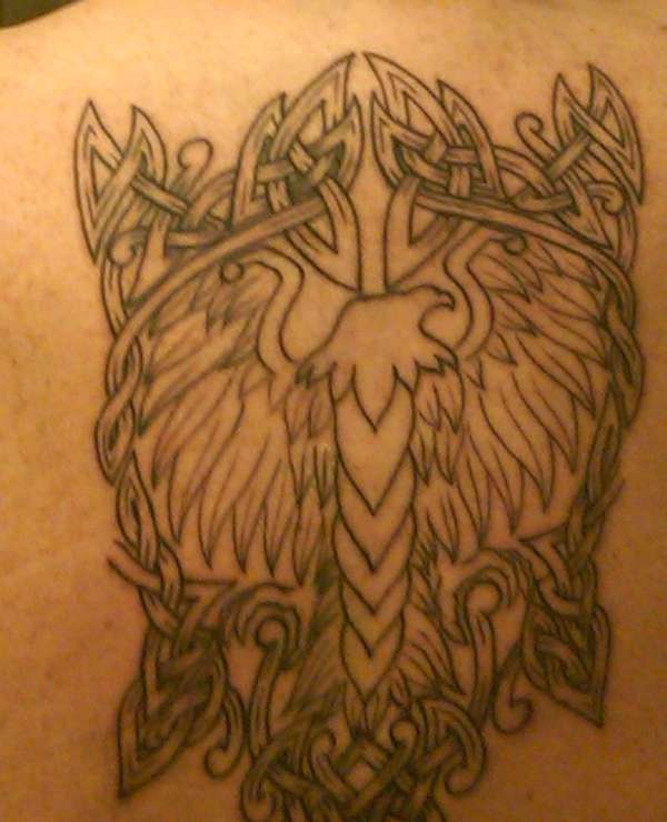 Celtic Eaglew/ Knotwork tattoo