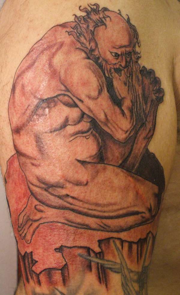 Creepy Dude tattoo