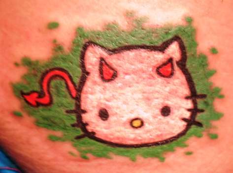 HELLO KITTY tattoo