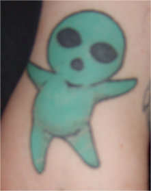It's not a gingerbreadman! tattoo