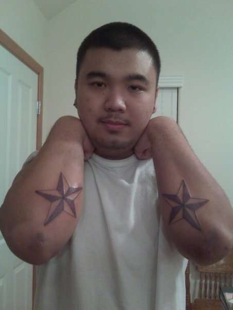 Jamies Stars tattoo