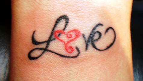 LOVE tattoo