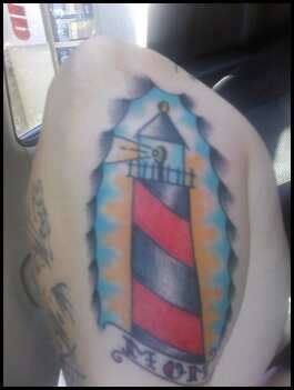Lighthouse for Mommy tattoo