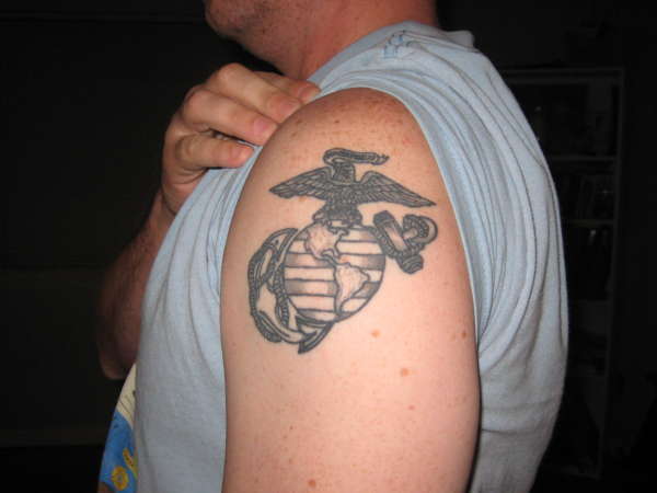 Marine Corps Eagle Globe and Anchor tattoo