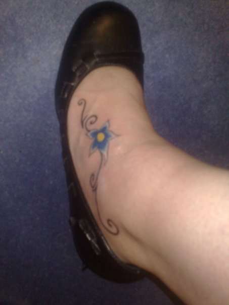My new foot tattoo tattoo