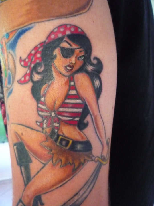 Pirate Girl tattoo