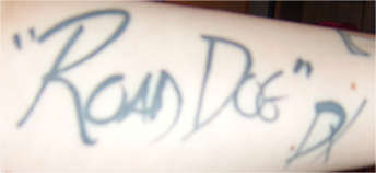 Road Dogg Autograph tattoo