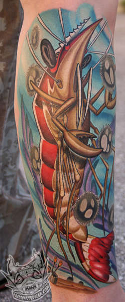 Shrimp tattoo