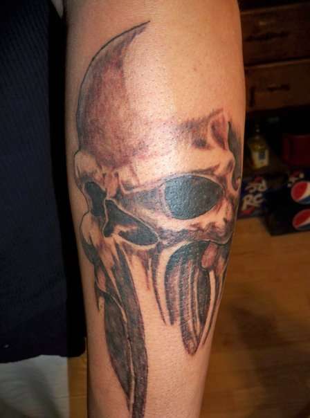Skull, arm tattoo tattoo