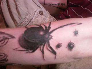 Spider tattoo