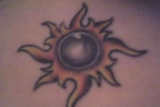 Sun tattoo