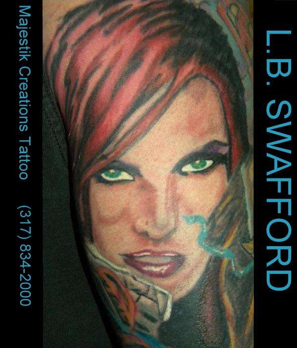 The Black Widow tattoo