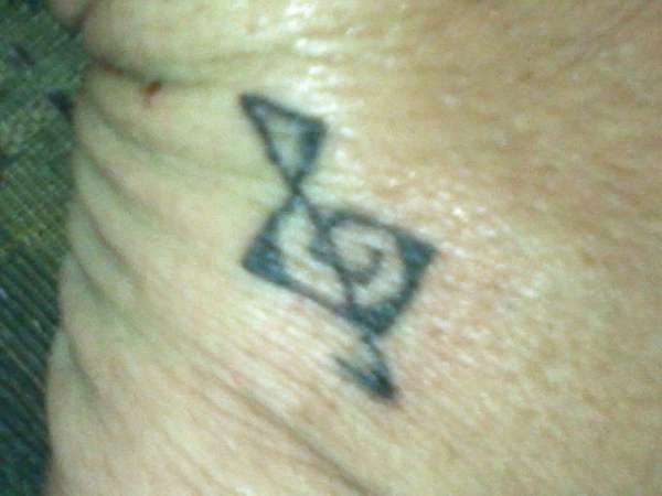 Treble Clef tattoo