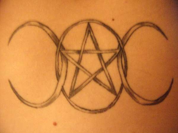 Triple Goddess Symbol tattoo