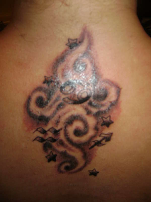 Zodiac signs and stars tattoo