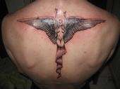 angel save me tattoo