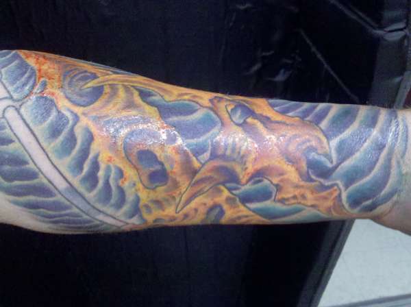 bio sleeve tattoo