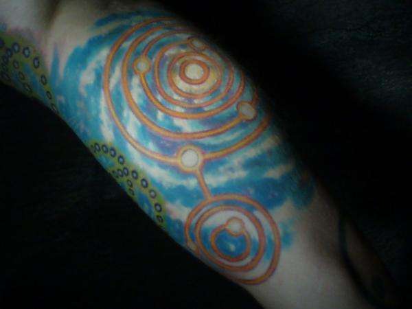 crop circle universe tattoo
