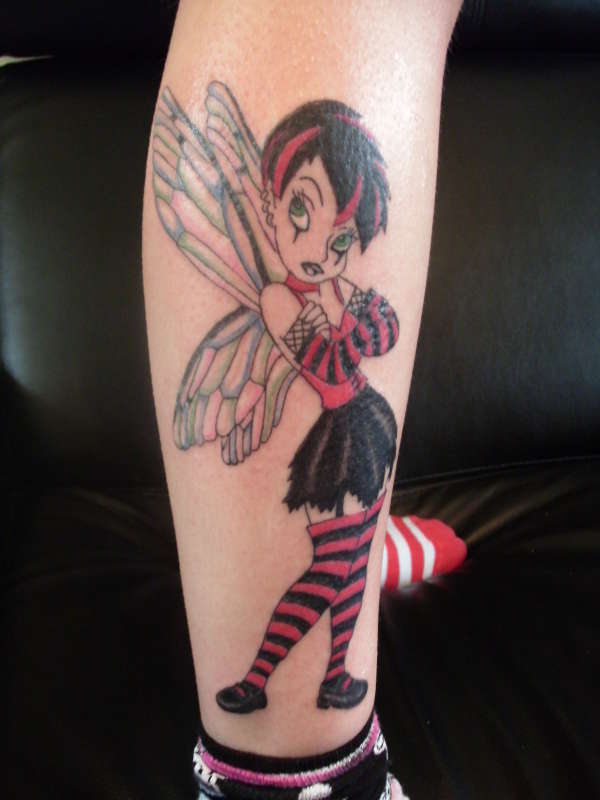 gothic fairy tattoo