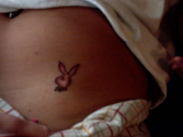 First tat of playboy bunny tattoo