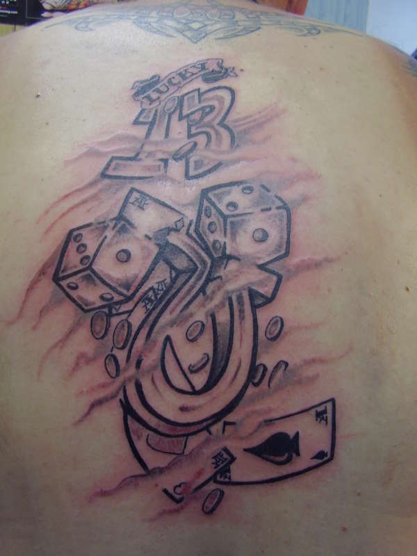 LUCKY 13 tattoo