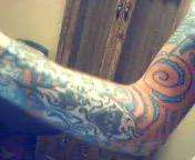 the lower half of my sleeve tattoo